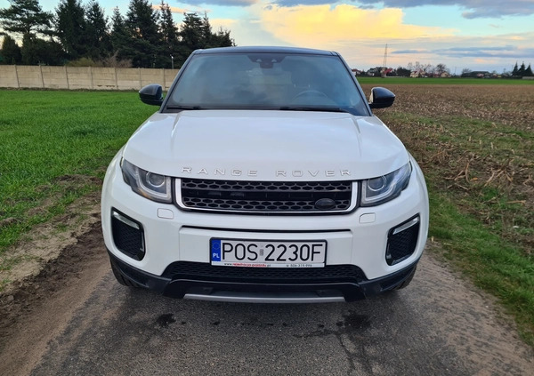 Land Rover Range Rover Evoque cena 84400 przebieg: 76000, rok produkcji 2017 z Lubomierz małe 301